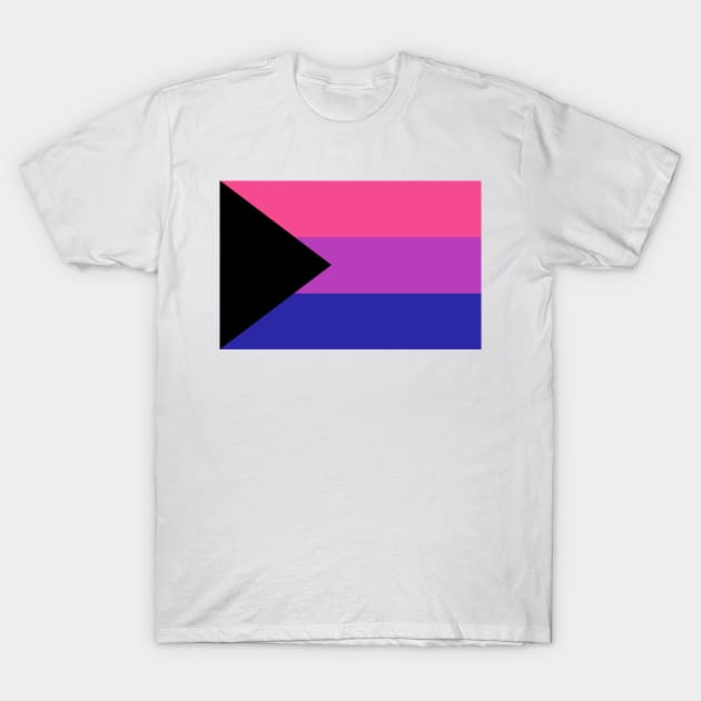 Demi-Bisexual Pride Flag T-Shirt by DisneyFanatic23